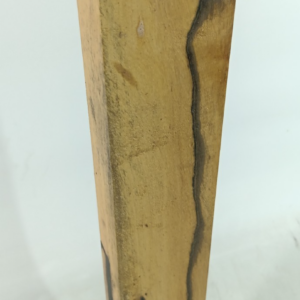Black and White Ebony, Pale Moon, air-dried and waxed, 1" x 2 1/2" x 21 1/2"