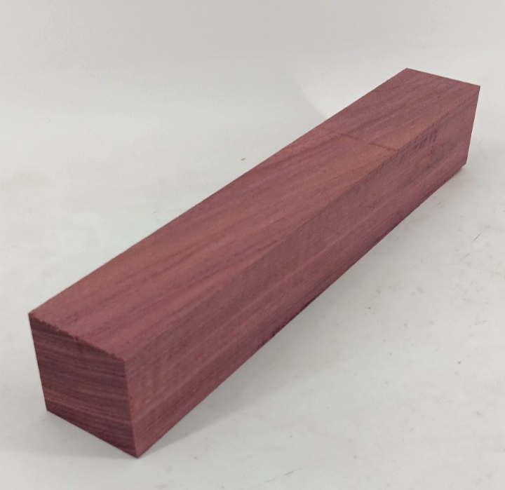 Purpleheart turning blank 1 7/8" x 1 7/8" x 12" - Image 2