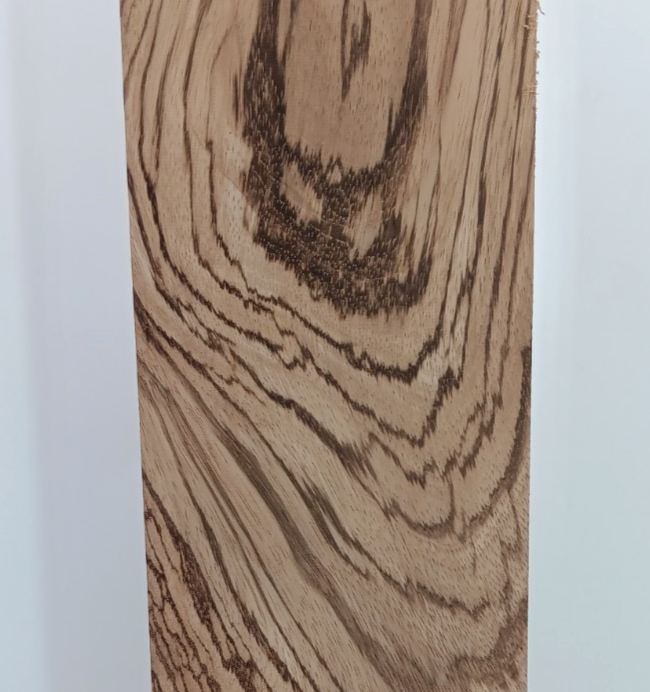 Zebrawood, zebrano, zingana, 3/4" x 6 1/4" x 30"