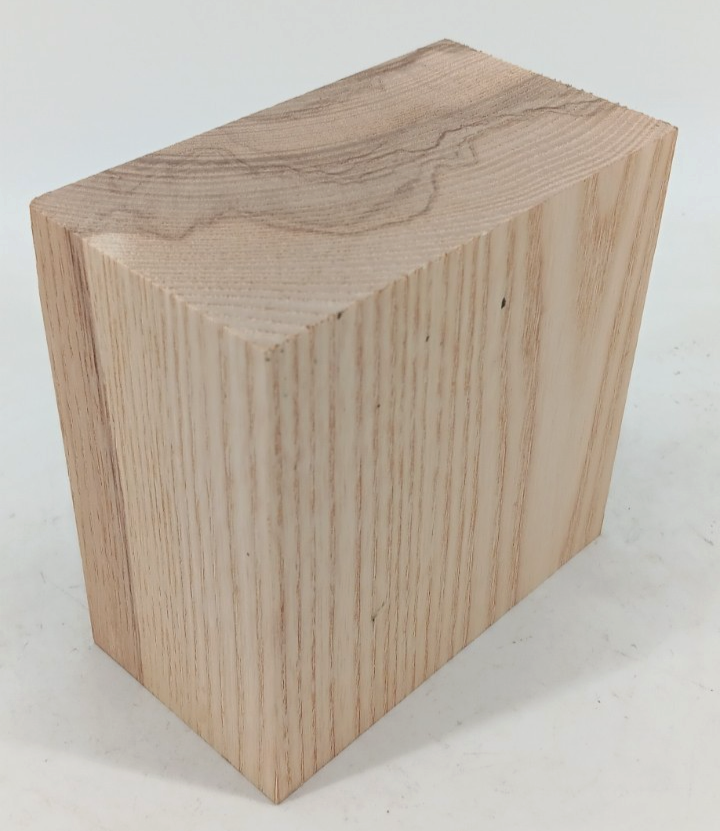 Ash turning blank 2 3/4" x 5" x 5" - Image 2