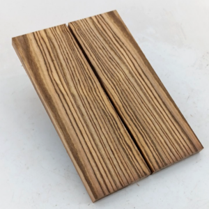 Bocote bookmatched knife scales and pistol grips, 2 pieces 3/8" x 2" x 6"