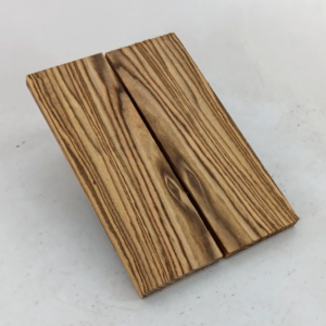 Bocote bookmatched knife scales and pistol grips, 2 pieces 3/8" x 2" x 6"