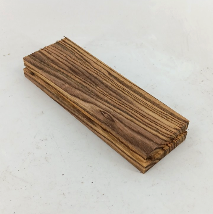 Bocote bookmatched knife scales and pistol grips, 2 pieces 3/8" x 2" x 6" - Image 3