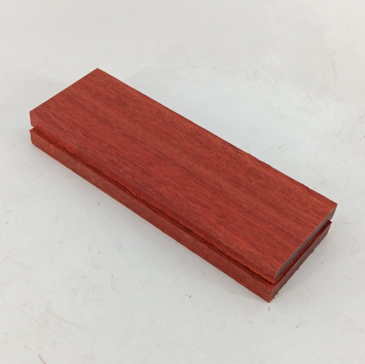 Bloodwood bookmatched knife scales and pistol grips, 2 pieces 3/8" x 2" x 6" - Image 2
