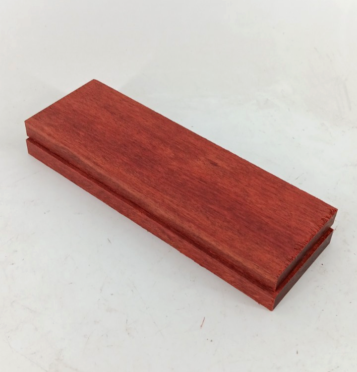 Bloodwood bookmatched knife scales and pistol grips, 2 pieces 3/8" x 2" x 6" - Image 3