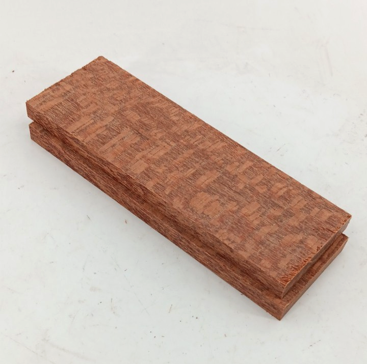 Leopardwood bookmatched knife scales and pistol grips, 2 pieces 3/8" x 2" x 6" - Image 3