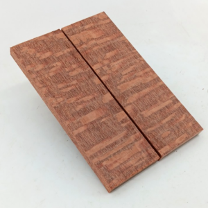 Leopardwood bookmatched knife scales and pistol grips, 2 pieces 3/8" x 2" x 6"