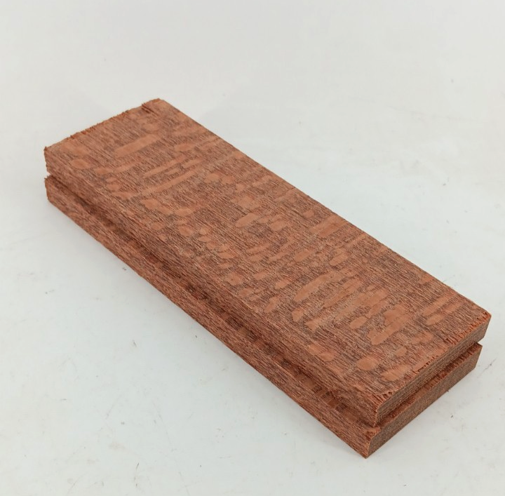 Leopardwood bookmatched knife scales and pistol grips, 2 pieces 3/8" x 2" x 6" - Image 2