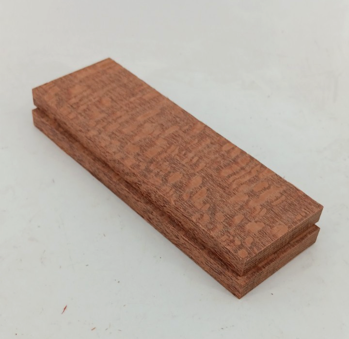 Leopardwood bookmatched knife scales and pistol grips, 2 pieces 3/8" x 2" x 6" - Image 3