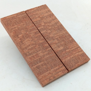 Leopardwood bookmatched knife scales and pistol grips, 2 pieces 3/8" x 2" x 6"