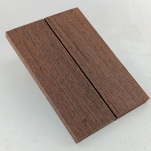 Wenge bookmatched knife scales and pistol grips, 2 pieces 3/8" x 2" x 6"