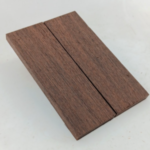 Wenge bookmatched knife scales and pistol grips, 2 pieces 3/8" x 2" x 6"