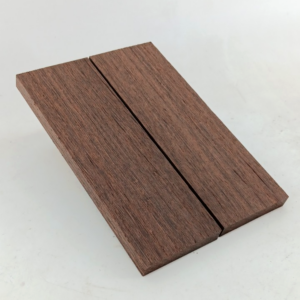 Wenge bookmatched knife scales and pistol grips, 2 pieces 3/8" x 2" x 6"