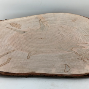 Ambrosia Maple Live-edge Cookie, 1" x 14" x 32 3/4"