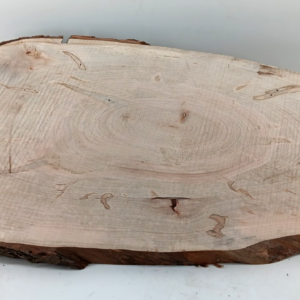 Ambrosia Maple Live-edge Cookie, 1" x 14 1/2" x 32 1/2"