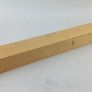 Yellowheart turning blank, spindles, 2" x 2" x 24"