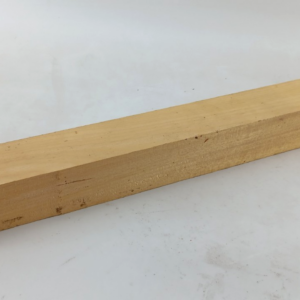 Yellowheart turning blank, spindles, 2" x 2" x 24"