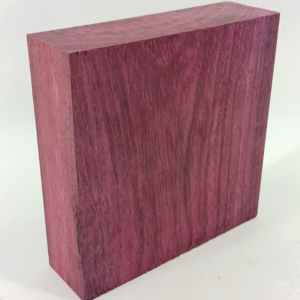 Purpleheart turning blank 1 3/4" x 6" x 6"