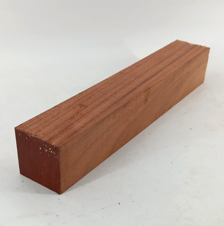 Osage Orange turning blank, spindle, air-dried and waxed, 2" x 2" x 12"