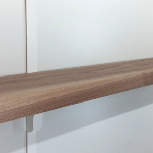 12/4 Black Walnut Mantel, 2 1/2" x 9 1/2" x 75 3/4"