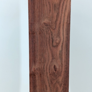 Chechen, black poisonwood, Caribbean rosewood, 1" x 4" x 33"