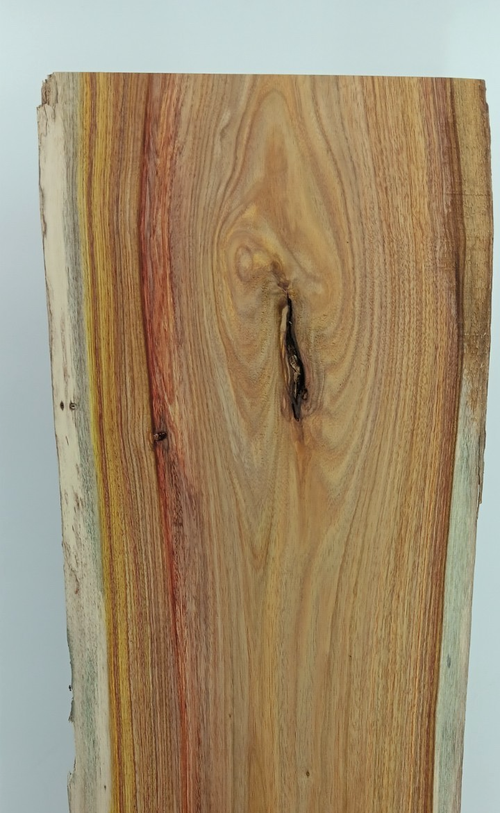 Canarywood Live-edge Slab, 1" x 11 1/2" - 12 1/2" x 37"