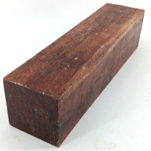 Chechen Rosewood turning blank 3" x 3" x 12" air-dried and waxed