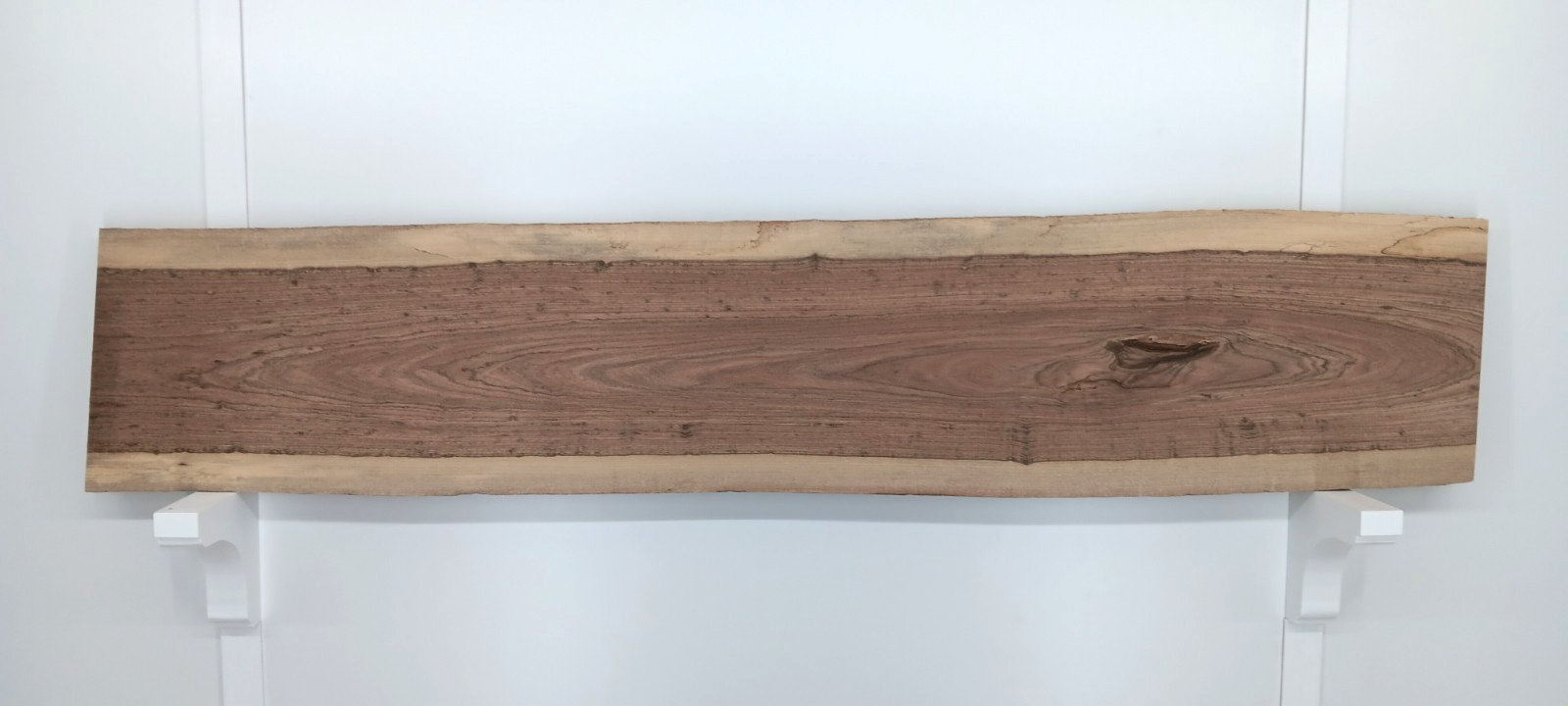 Picana live-edge slab, 1" x 11 1/2" - 12 1/2" x 61 1/4" - Image 3