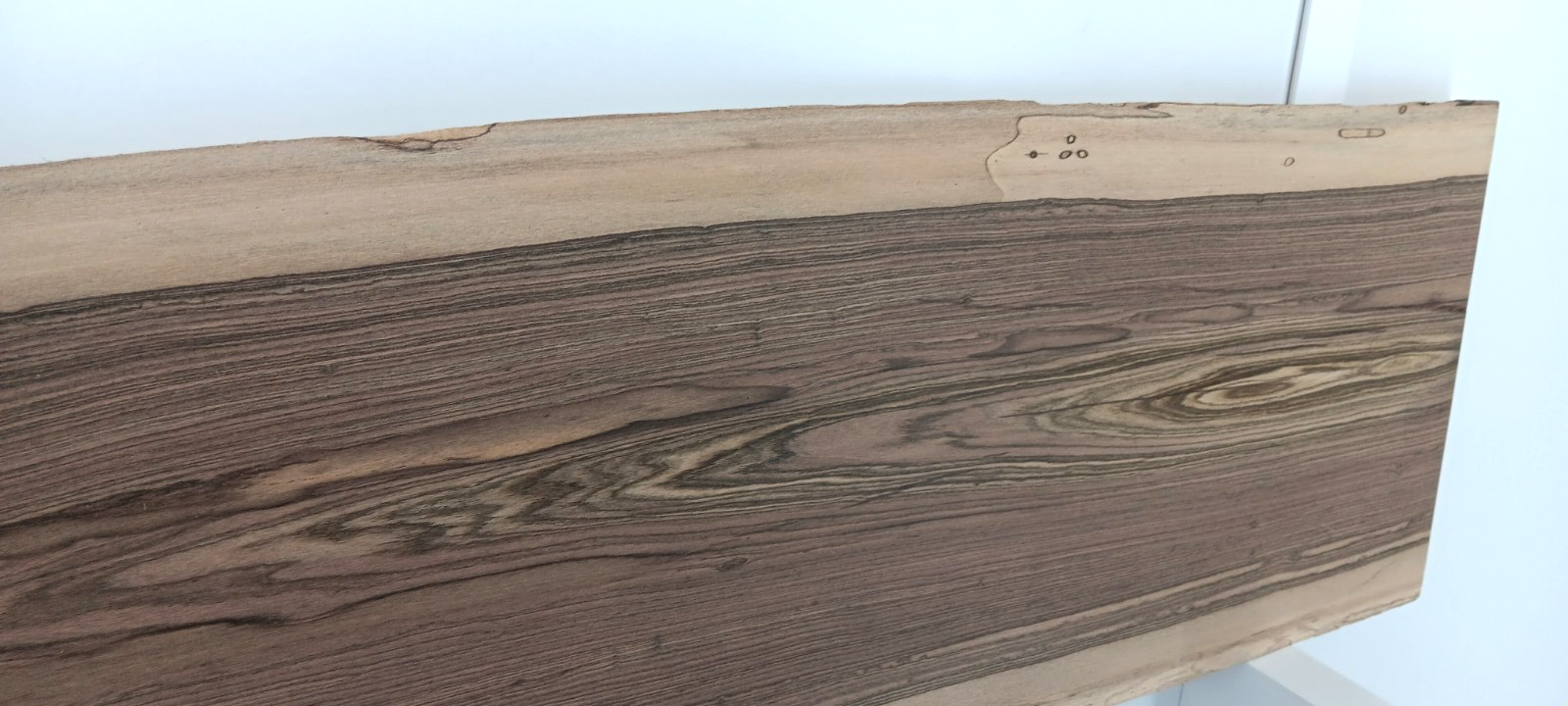 Picana live-edge slab, 1" x 13 1/4" - 14 1/2" x 61 1/4"