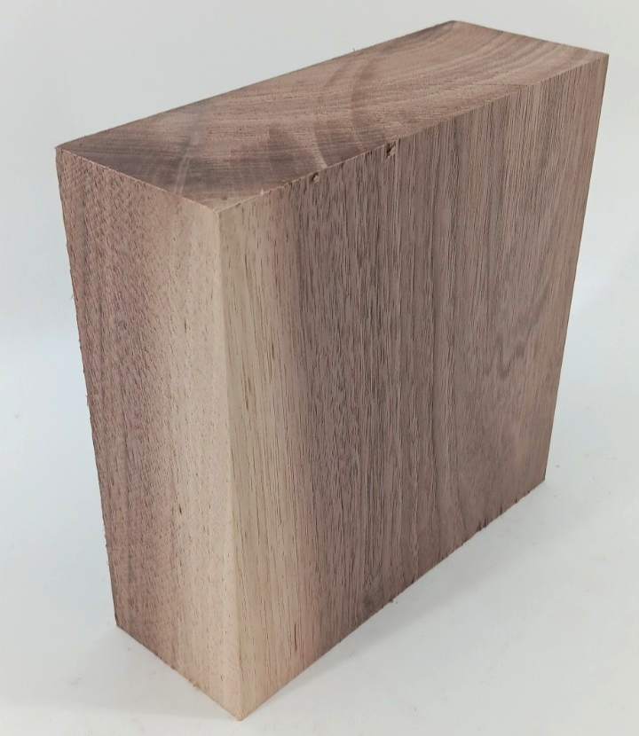 Walnut turning blank 2 3/4" x 7 1/2" x 7 1/2" - Image 2