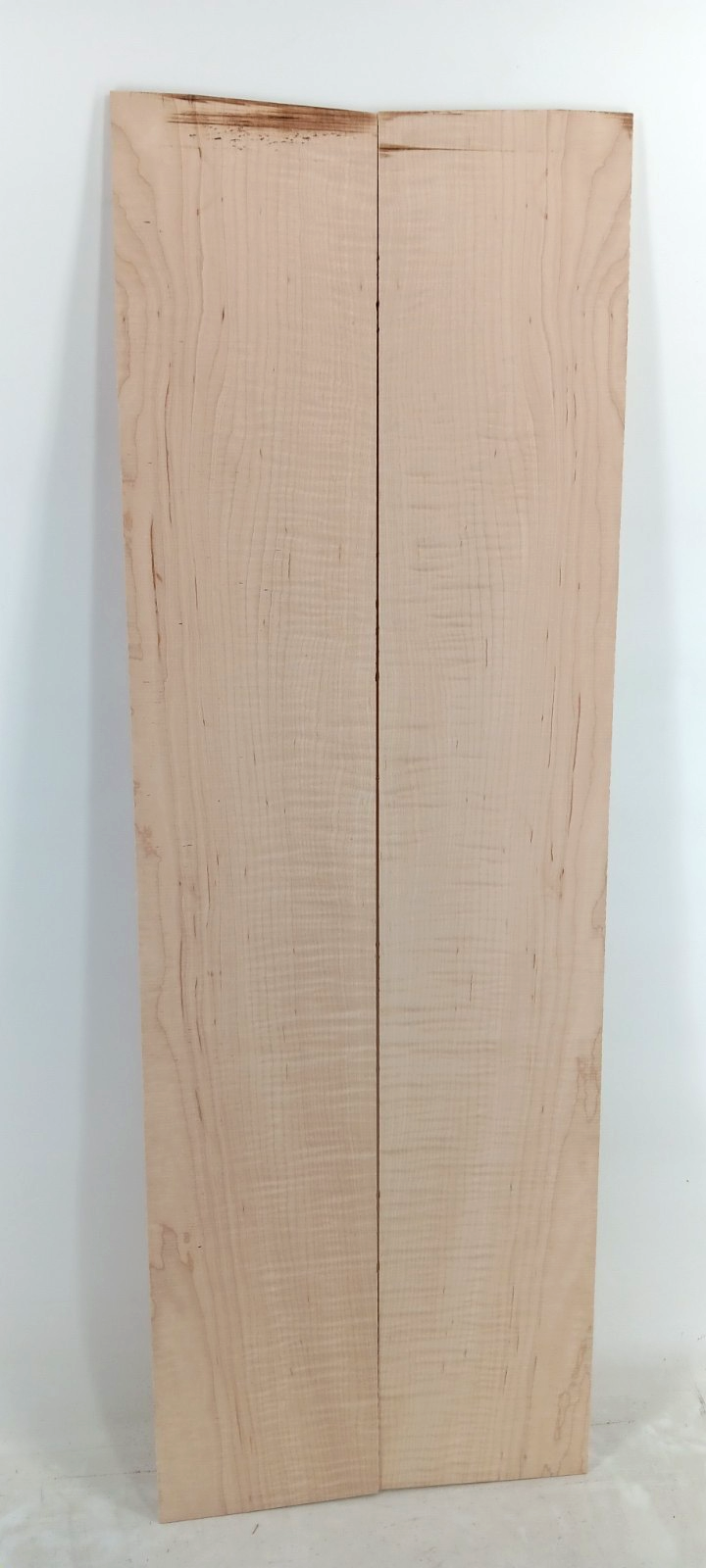 Curly Maple, Bookmatched Acoustic Guitar Sides, 2 pcs 1/8" x 5 7/8" x 34 3/4"