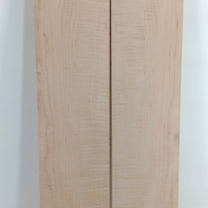 Curly Maple, Bookmatched Acoustic Guitar Sides, 2 pcs 1/8" x 5 7/8" x 34 3/4"