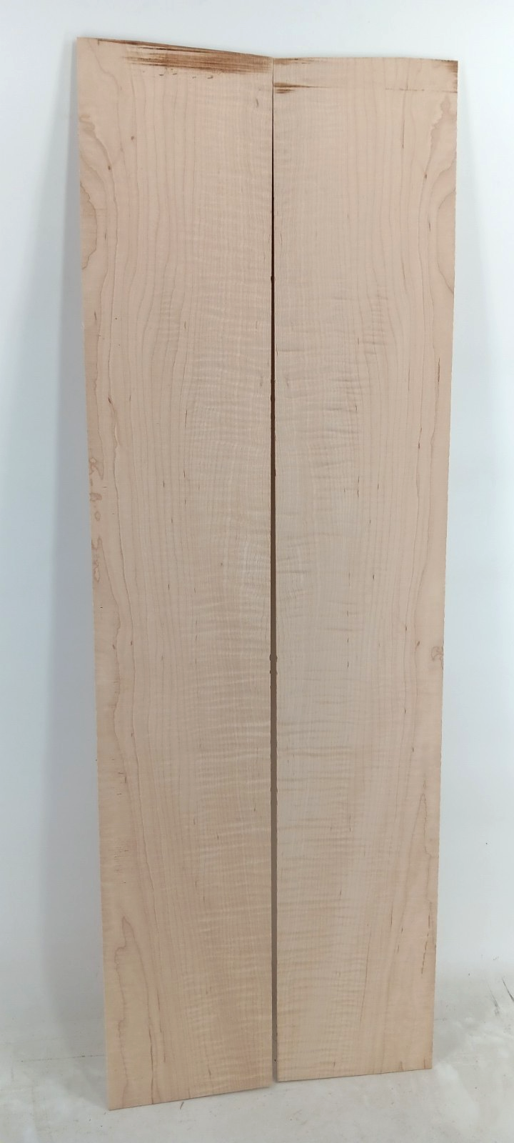 Curly Maple, Bookmatched Acoustic Guitar Sides, 2 pcs 1/8" x 5 7/8" x 34 3/4"