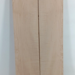 Curly Maple, Bookmatched Acoustic Guitar Sides, 2 pcs 1/8" x 5 7/8" x 34 3/4"