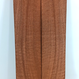Pomelle Sapele, Bookmatched Acoustic Guitar Sides, 2 pcs 1/8" x 5 5/8" x 33"