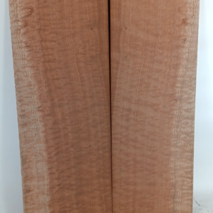 Pomelle Sapele, Bookmatched Acoustic Guitar Backs, 2 pcs 1/8" x 8 3/4" x 24"