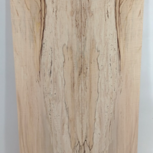 Curly Spalted Maple, Bookmatched Guitar Droptops, 2 pcs 1/4" x 7" x 25 1/2"