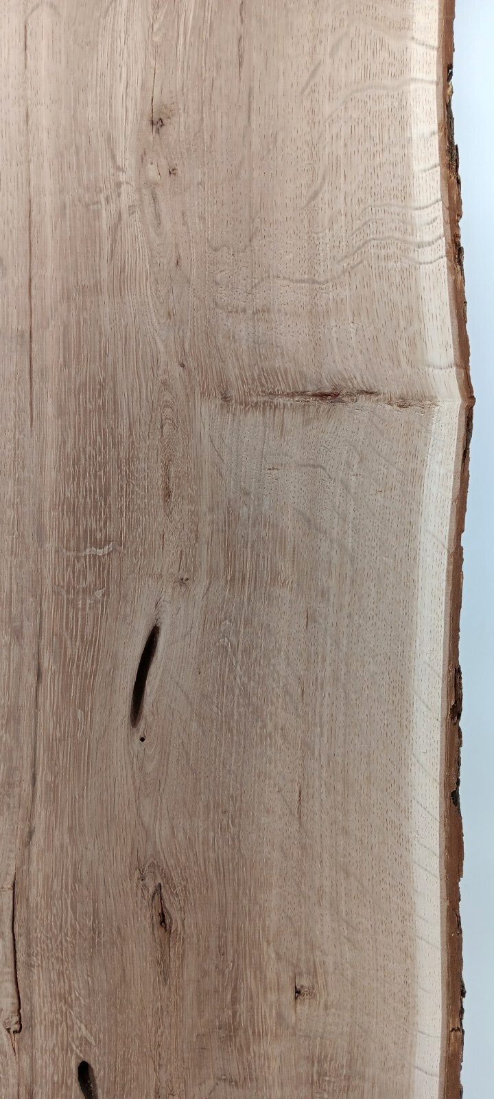Figured White Oak Live-edge Slab - Image 3