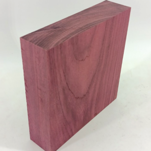 Purpleheart turning bowl blank, 1 7/8" x 7 1/4" x 7 1/4"