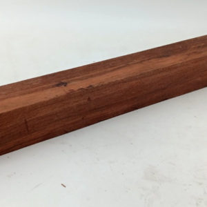 Cocobolo turning blank, air-dried and waxed, 2" x 2" x 24"
