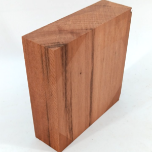 Tigerwood turning blank, 1 7/8" x 6" x 6"