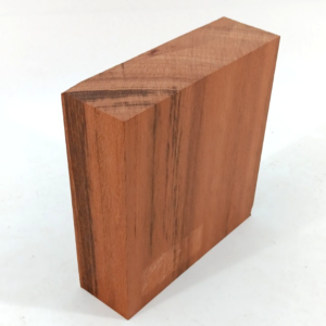 Tigerwood turning blank, 1 7/8" x 6" x 6"