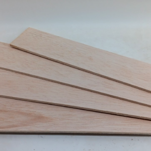 Balsa hobby sheets, 1/4" x 4" x 24 1/2"