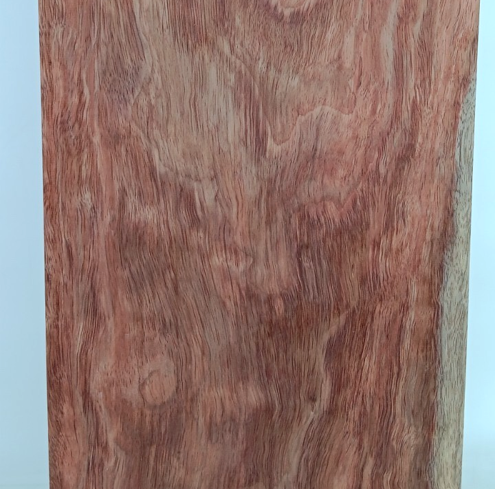 Figured Bubinga, kevazingo, African rosewood, 3/4" x 13 1/4" x 32"
