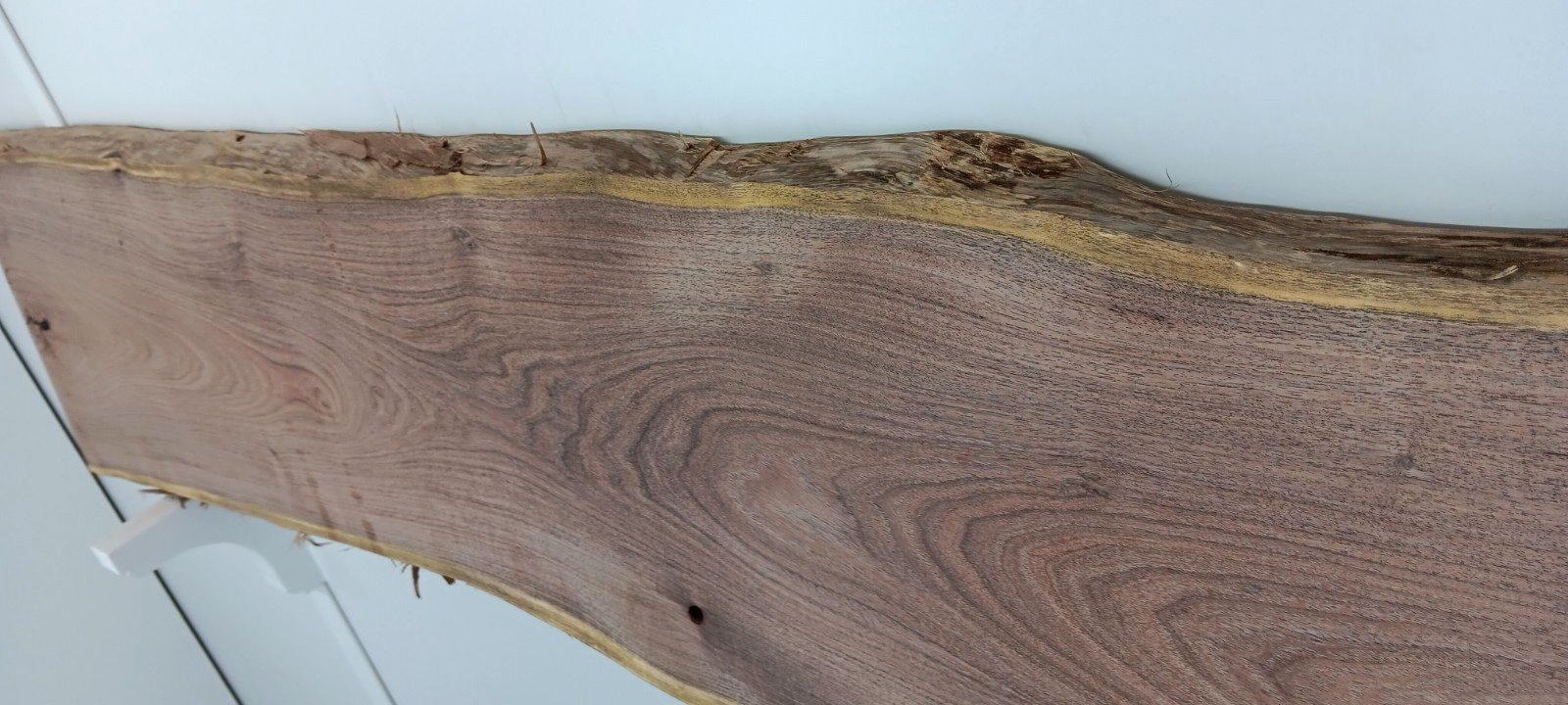 Mesquite live-edge slab, 1 1/8" x 12 1/2" - 15" x 67"