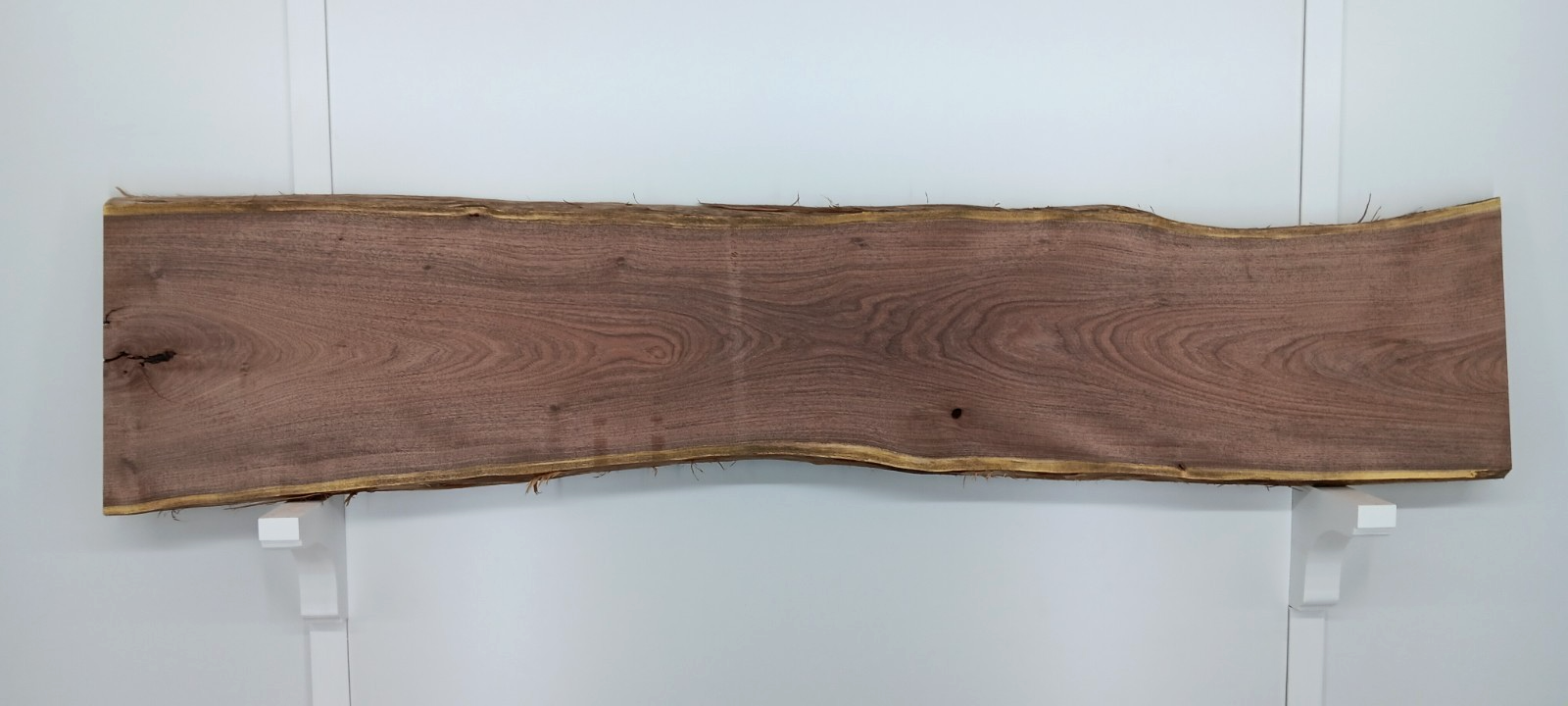 Mesquite live-edge slab, 1 1/8" x 12 1/2" - 15" x 67" - Image 2