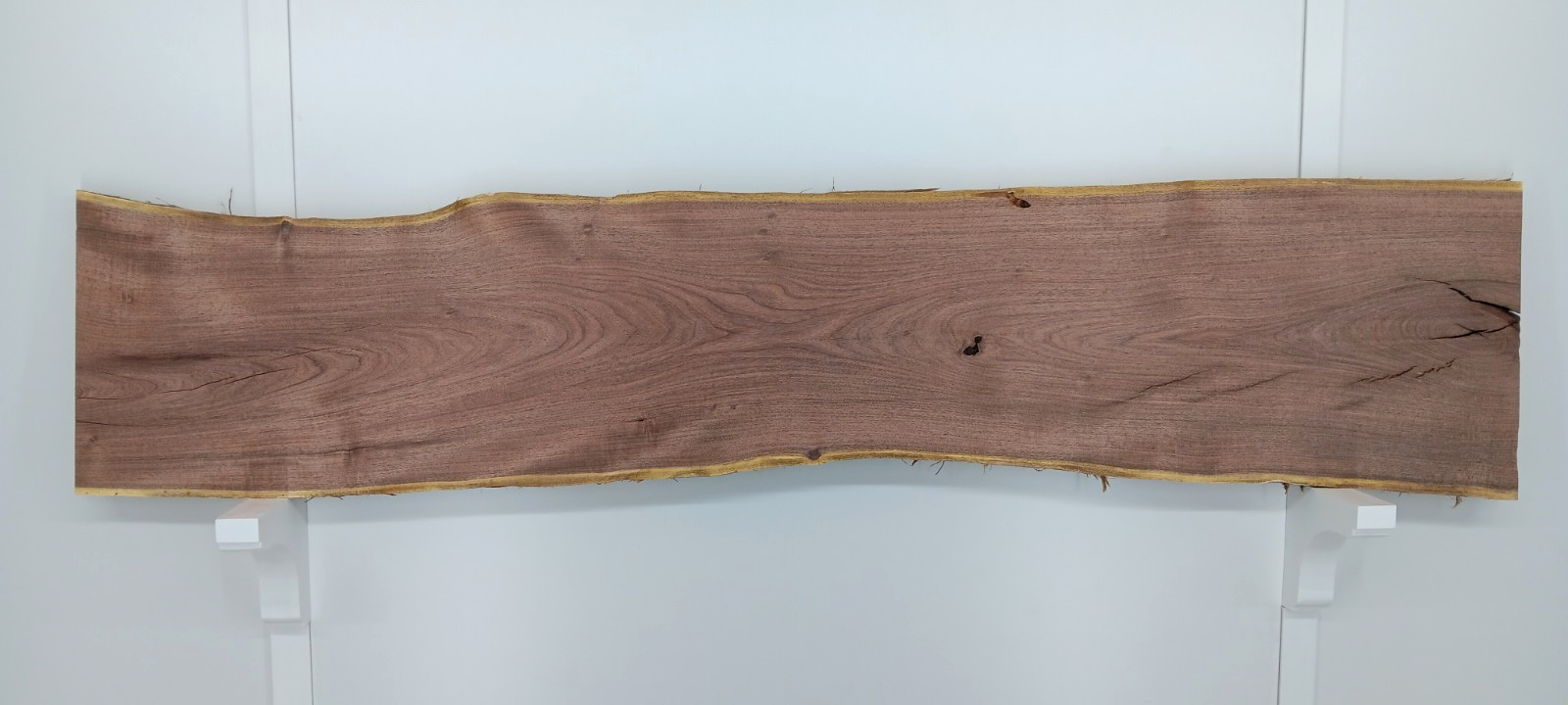 Mesquite live-edge slab, 1 1/8" x 12 1/2" - 15" x 67" - Image 3