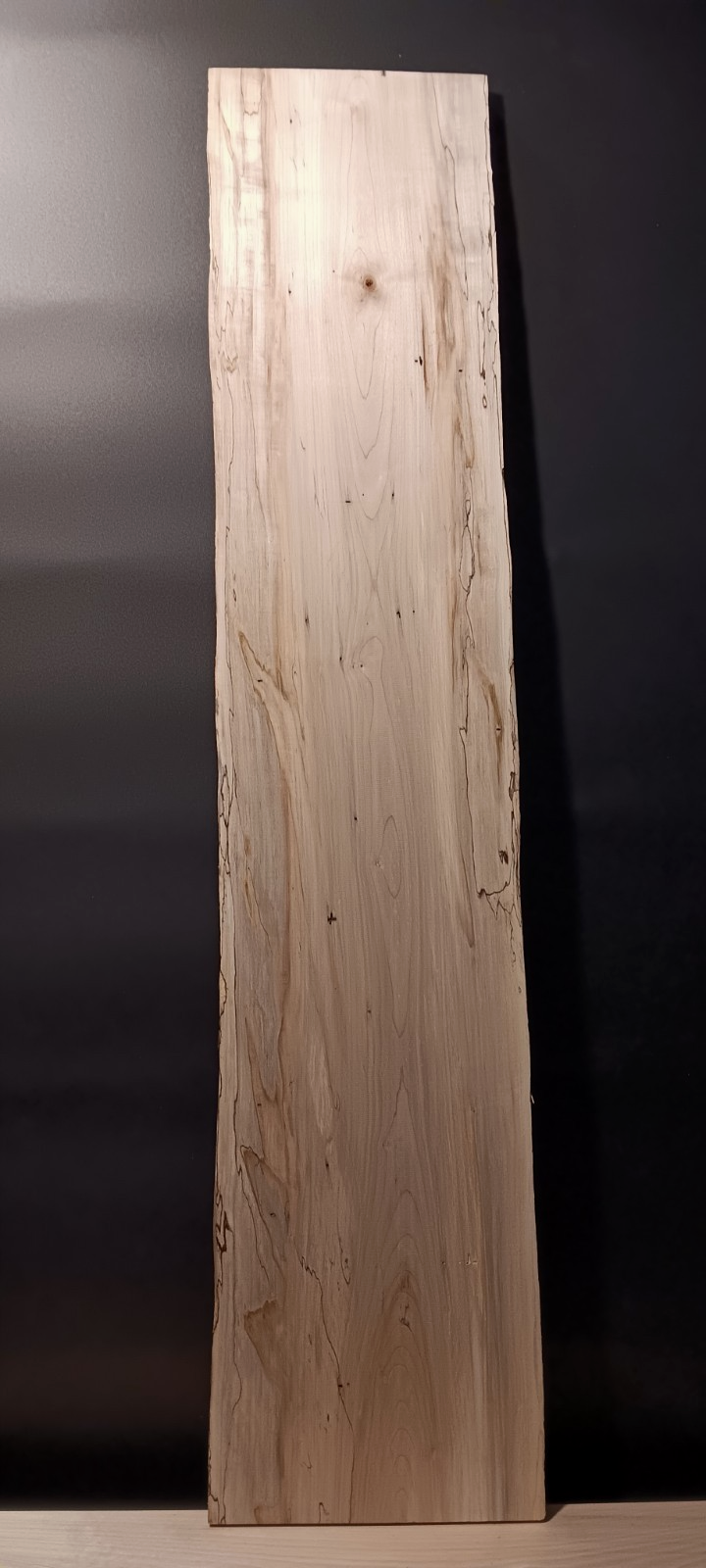 Spalted Maple Live-edge Slab 3/4" x 10" - 11" x 51" - Image 2
