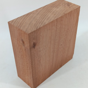 Sapele Mahogany Turning Blank 2 3/8" x 6 1/4" x 6 1/4"