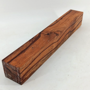 Marblewood turning blank, air-dried and waxed, 1 7/8" x 1 7/8" x 13"